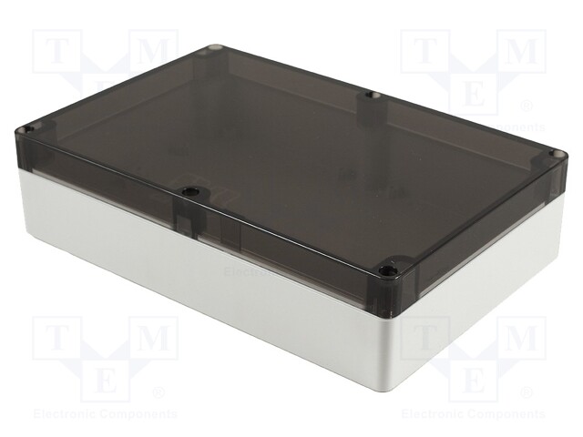 Enclosure: multipurpose; X: 160mm; Y: 240mm; Z: 60mm; 1554; grey; IP68