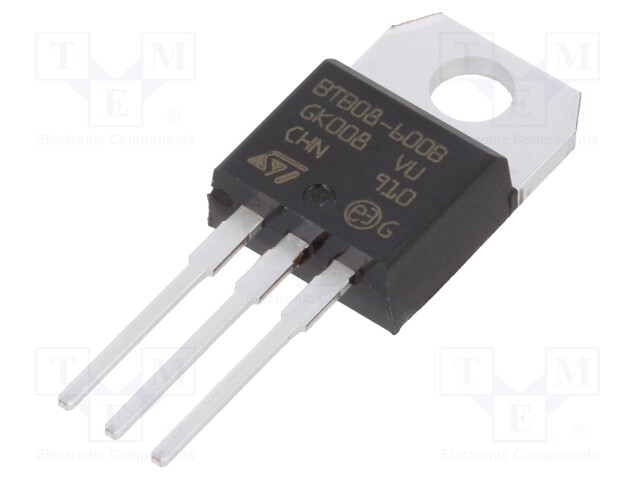 Triac; 600V; 8A; 50mA; THT; tube; TO220AB