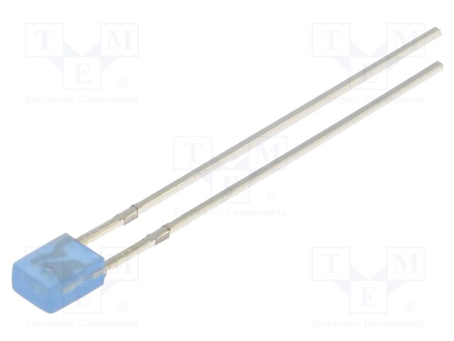 LED; rectangular; 3.2x3.2x4.15mm; blue; 150÷220mcd; 100°; 20mA