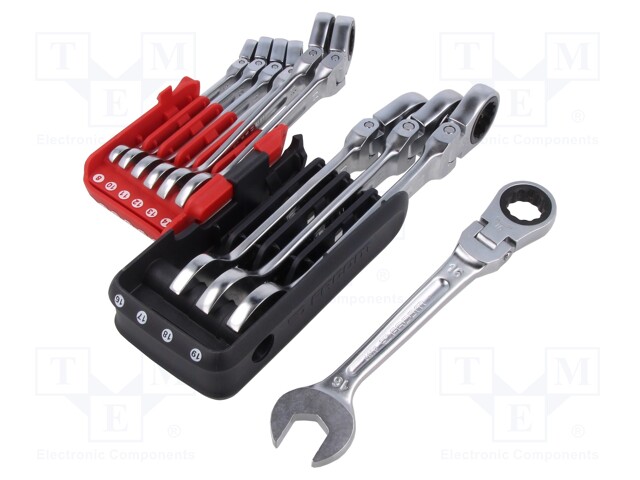 Wrenches set; combination spanner,with ratchet,with joint