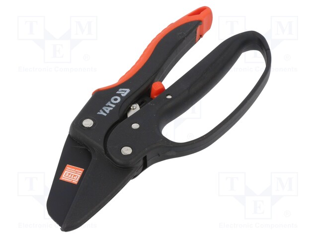 Ratchet pruner; 200mm; Cutting range: max cutting diameter 19mm