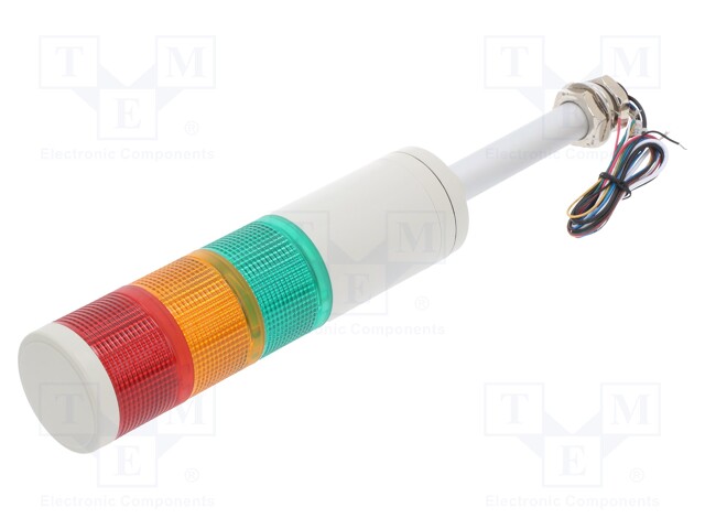 Signaller: signalling column; Colour: red/amber/green; LED; IP54