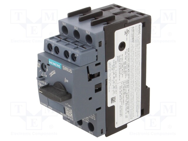 Motor breaker; 0.12kW; Auxiliary contacts: NO + NC; 220÷690VAC