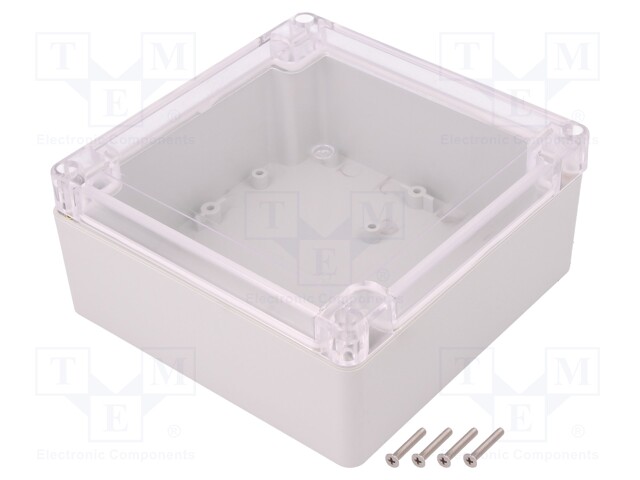 Enclosure: multipurpose; X: 135mm; Y: 135mm; Z: 60mm; ZP; light grey