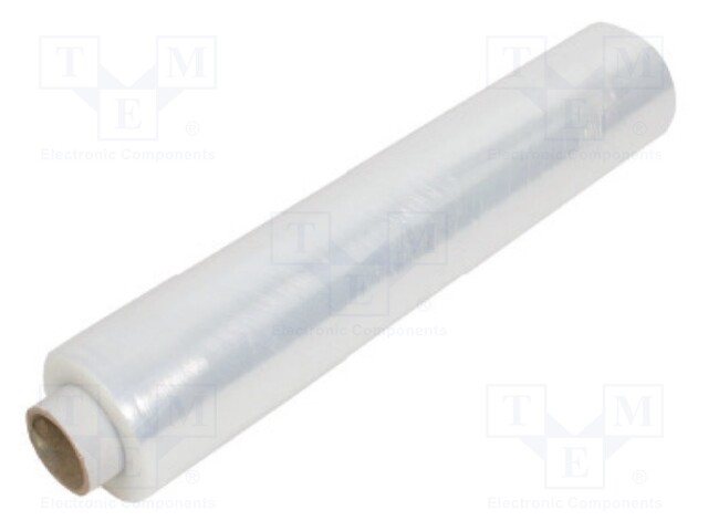 Stretch film; Width: 0.5m; Thick: 30um; transparent; 1.3kg