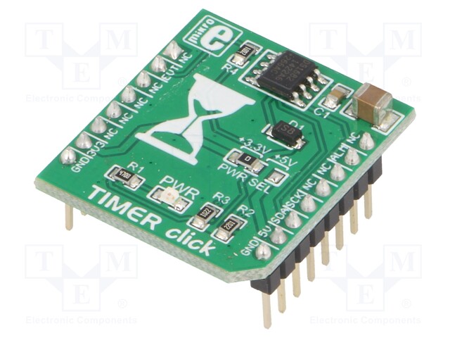 Click board; timer; I2C; DS1682; mikroBUS connector; 3.3/5VDC