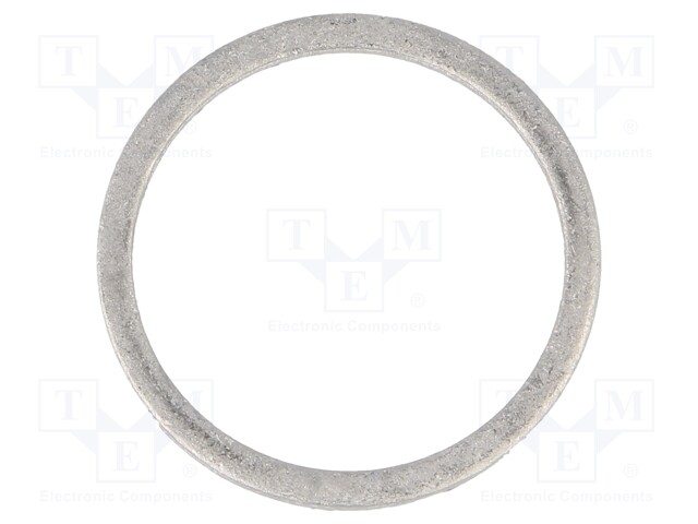 Gasket; aluminium; D: 1.5mm; Øint: 20mm; Øout: 24mm; DIN: 7603