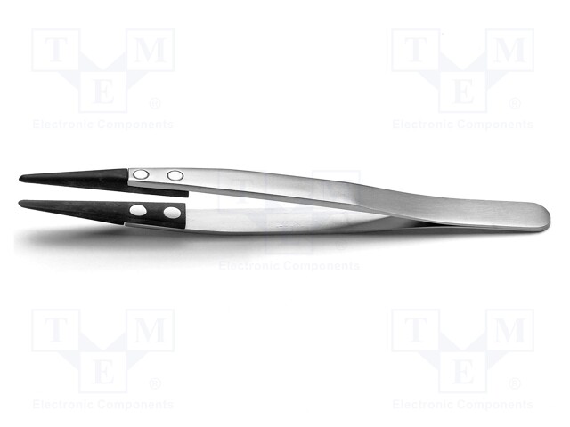Tweezers; strong construction; Blades: straight,narrow; ESD