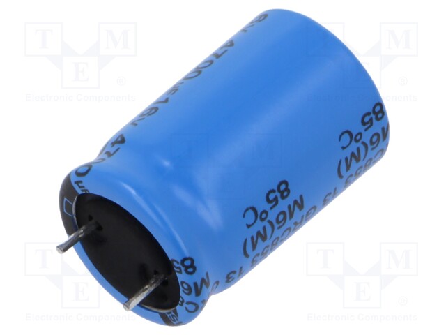 Capacitor: electrolytic; THT; 4.7mF; 16VDC; ±20%