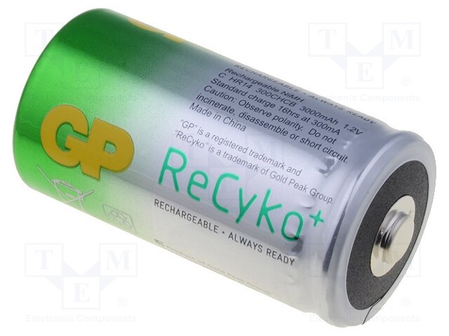 Re-battery: Ni-MH; C; 1.2V; 3000mAh; ReCyko; Ready2Use