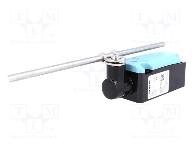 Limit switch; aluminium adjustable rod, length 200mm; NO + NC