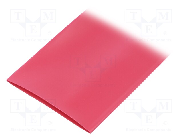 Heat shrink sleeve; thin walled; 3: 1; 40mm; L: 30m; red; -55÷135°C