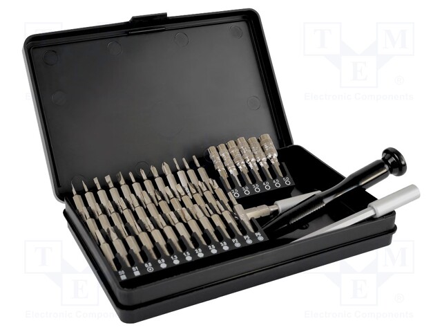 Kit: screwdriver bits; Pcs: 45; ESD