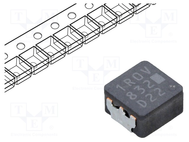 Inductor: wire; SMD; 1uH; 7.5A; 9.6mΩ; 5.5x5x3mm; ±20%; -55÷155°C