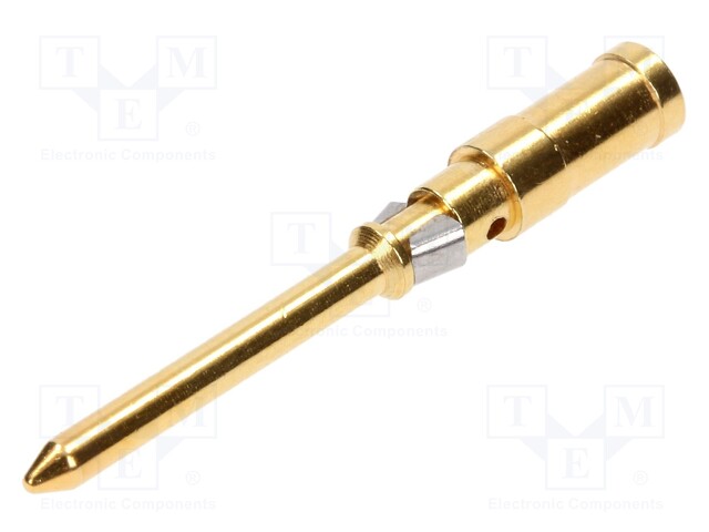 Contact; male; 1.5mm2; 16AWG; Han D HMC,Han DD HMC; gold-plated