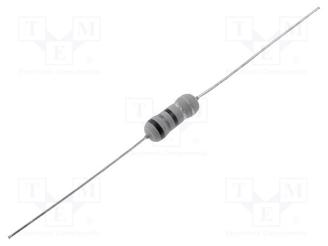 Resistor: metal film; fusible; THT; 82Ω; 1W; ±10%; Ø3.5x10mm; axial