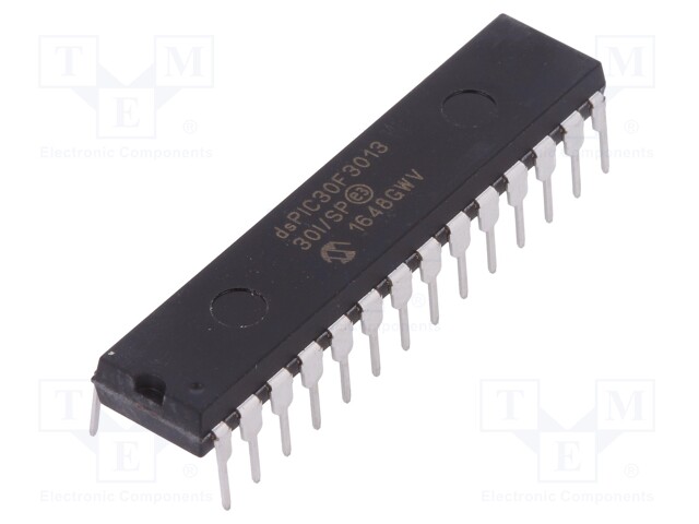 DsPIC microcontroller; SRAM: 2kB; Memory: 24kB; DIP28; 2.5÷5.5VDC