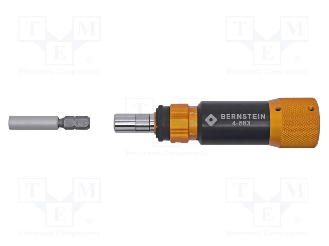 Screwdriver handle; dynamometric; 100mm; 0.05÷0.6Nm