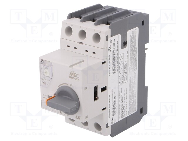 Motor breaker; 15kW; 220÷690VAC; DIN; Overcurrent release: 22÷32A