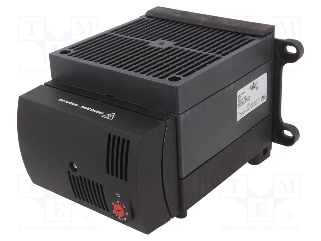 Blower heater; 1.2kW; IP20; DIN,M6 screw; 182x168x120mm; 230V