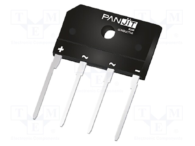 Bridge rectifier: single-phase; Urmax: 1kV; If: 20A; Ifsm: 200A