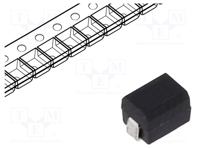 Inductor: ferrite; SMD; 1812; 68uH; 135mA; 6Ω; Q: 50; ftest: 2.52MHz