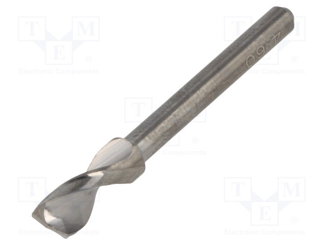 Drill bit; PCB; Ø: 4.6mm; L: 38.2mm; Kind of holder: 1/8" (3,175mm)