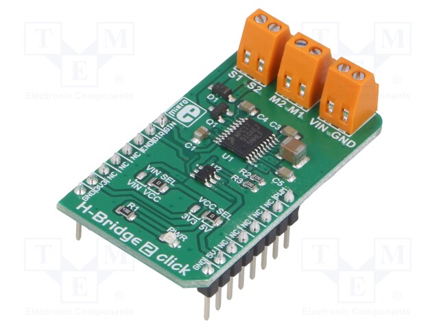 Click board; motor driver,H bridge; GPIO; MPC17510; 3.3/5VDC