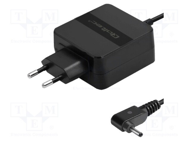 Power supply: switched-mode; plug; 12VDC; 1.5A; 18W; Out: 3,0/1,0