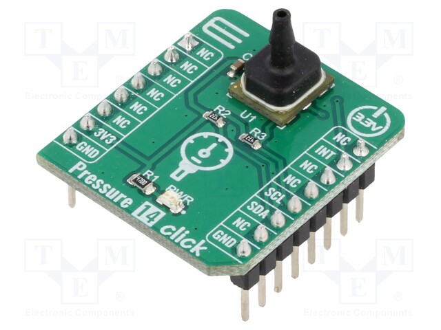 Click board; pressure sensor; I2C; ABP2LANT060PG2A3; 3.3VDC