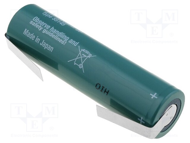 Re-battery: Ni-MH; 4/3A; 1.2V; 4500mAh; Leads: soldering lugs