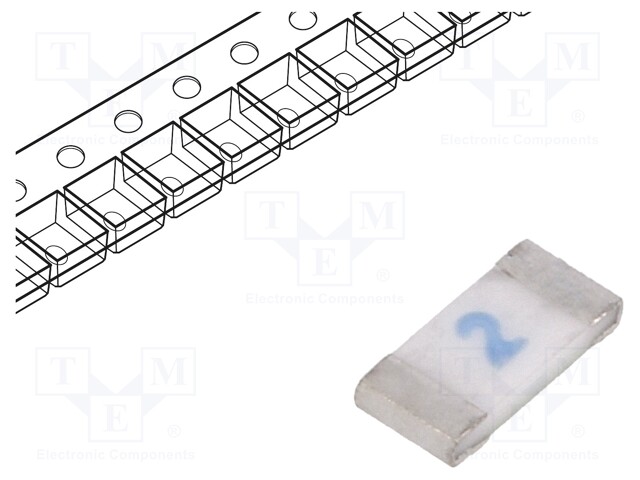 Fuse: fuse; quick blow; 2A; 125VAC; SMD; ceramic; Case: 1206; C1F