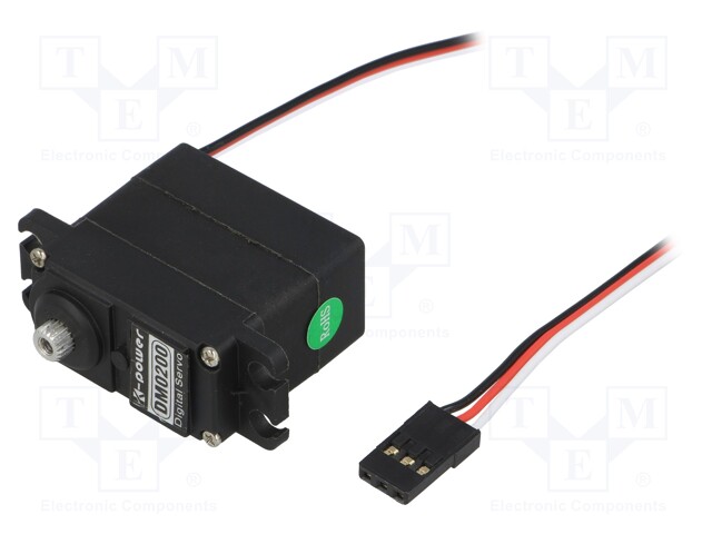 Motor: servo; 4.8÷6VDC; mini; digital; 27g; 31x16.5x28.5mm; metal