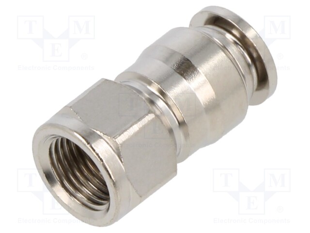 Push-in fitting; straight; 1/8"; -0.99÷20bar; 6mm