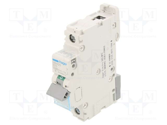 Circuit breaker; 230/400VAC; Inom: 25A; Poles: 1; DIN; Charact: B