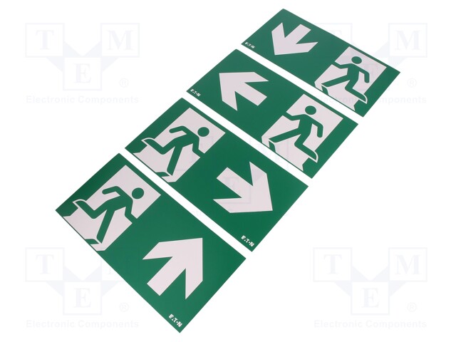 Signallers accessories: set of 4 pictograms; 5÷40°C