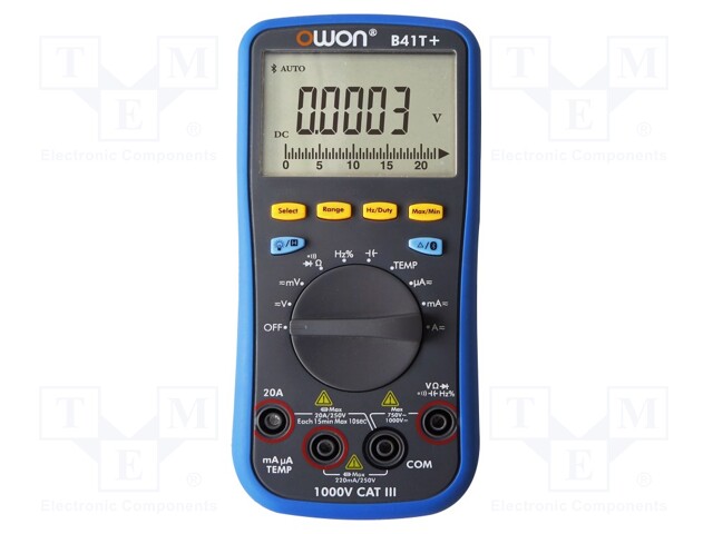 Benchtop multimeter; Bluetooth; LCD 4,5 digit (22000); 3x/s