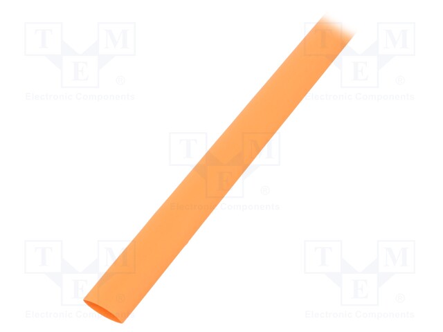 Heat shrink sleeve; glueless; 2: 1; 9.5mm; L: 1m; orange