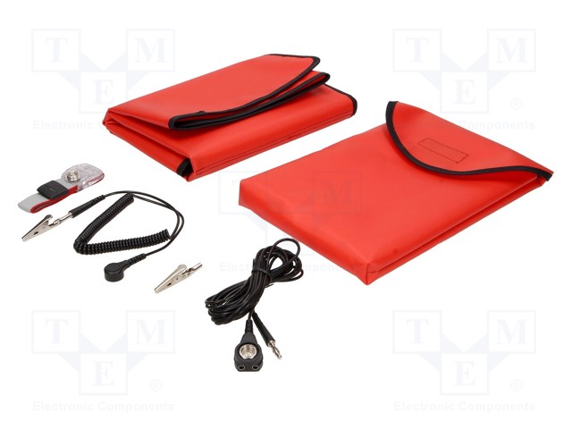 Portable service kit; ESD; 600x600mm; Features: pocket; Mat: vinyl