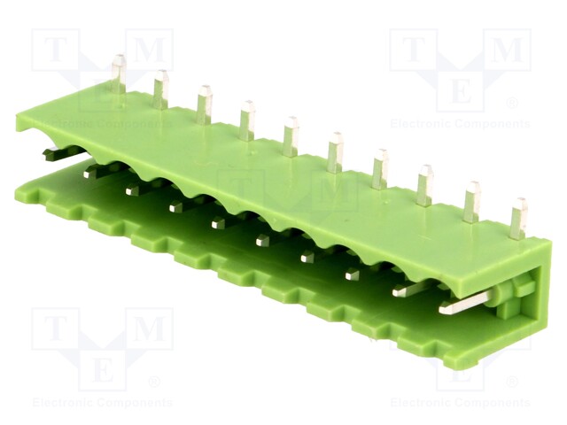 Pluggable terminal block; Contacts ph: 5mm; ways: 10; angled 90°