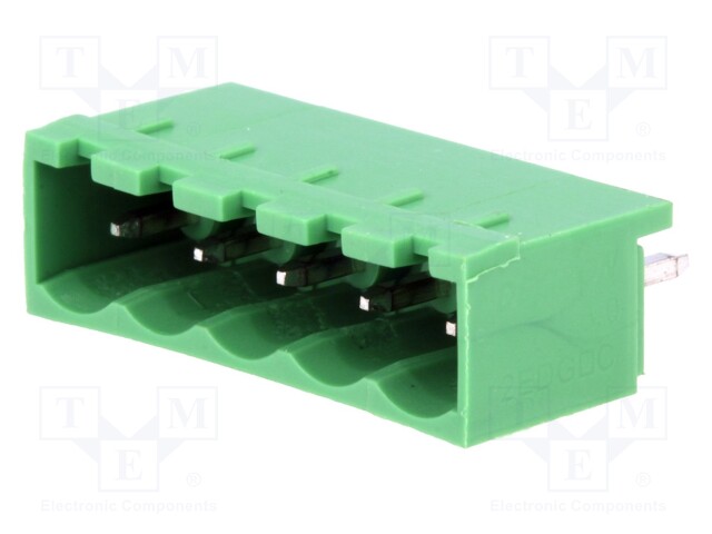 Pluggable terminal block; 5mm; ways: 5; straight; socket; male