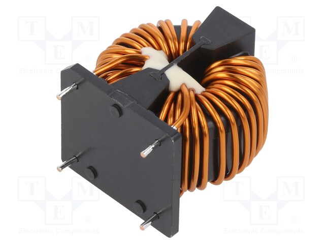 Inductor: wire with current compensation; THT; 7.9mH; 14.41mΩ