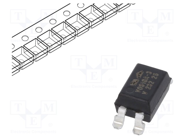 Optocoupler; SMD; Channels: 1; Out: transistor; Uinsul: 5.3kV