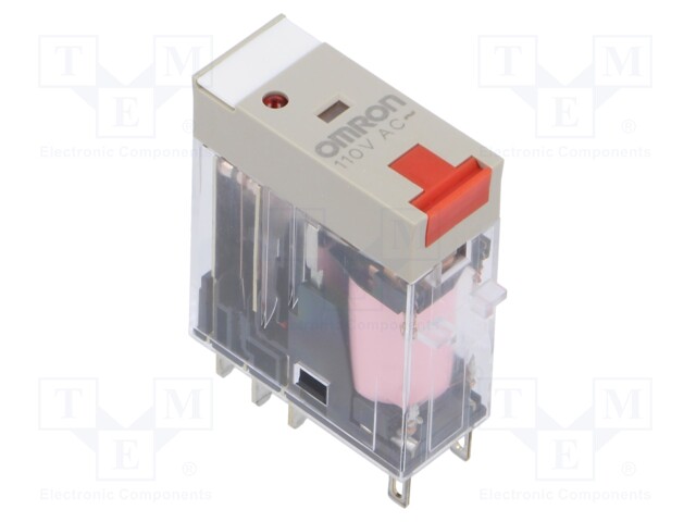 Relay: electromagnetic; DPDT; Ucoil: 110VAC; 5A/250VAC; 5A/30VDC