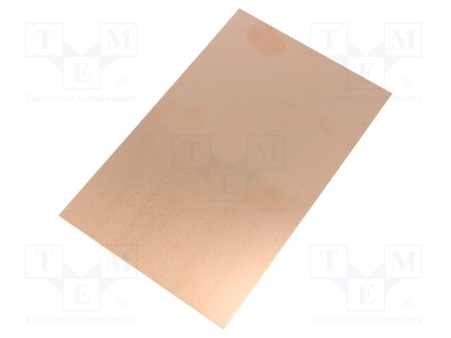 Laminate; FR4; 1.5mm; L: 160mm; W: 100mm; Coating: copper