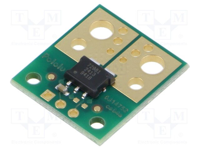 Sensor: current; 3÷3.6VDC; IC: ACS72981LLRATR-100B3; 20.3x17.8mm