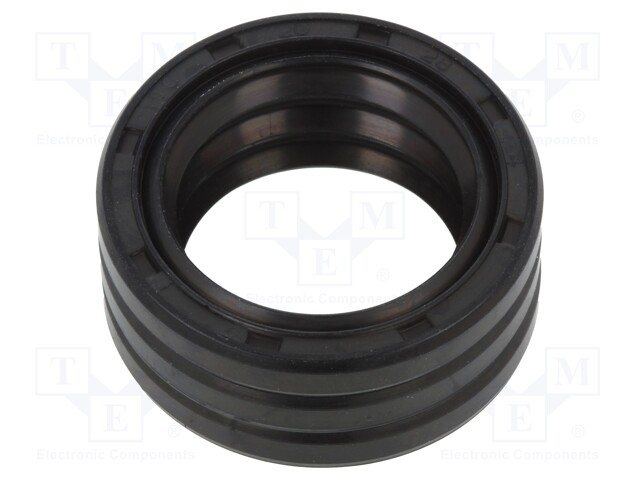 Oil seal; NBR; D: 4mm; -40÷100°C; Shore hardness: 70; Øhole: 28mm