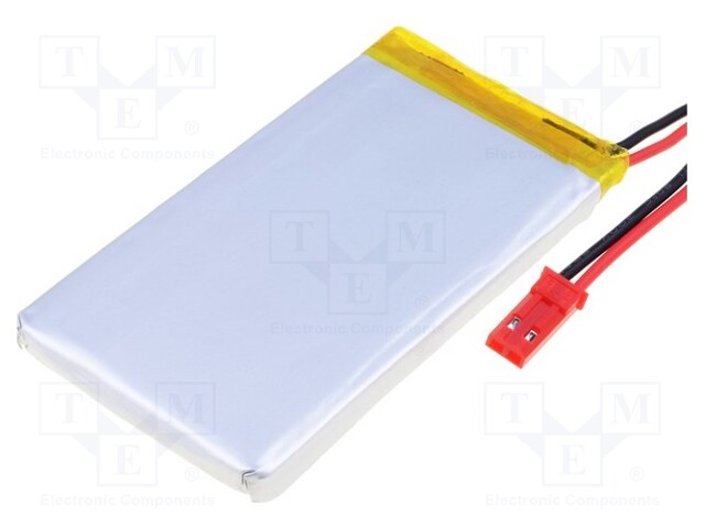 Re-battery: Li-Po; 3.7V; 1800mAh; Leads: cables; 5.8x41x74mm