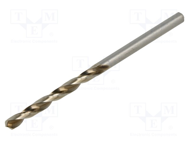 Drill bit; for metal; Ø: 3.3mm; 3pcs; blister; HSS SUPER