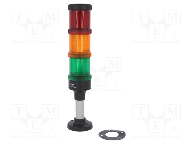 Signaller: signalling column; LED; red/orange/green; Usup: 24VDC